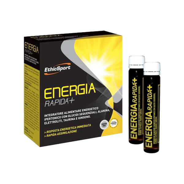 EthicSport Energia Rapida + 10 flaconi da 25 ml Ethic Sport