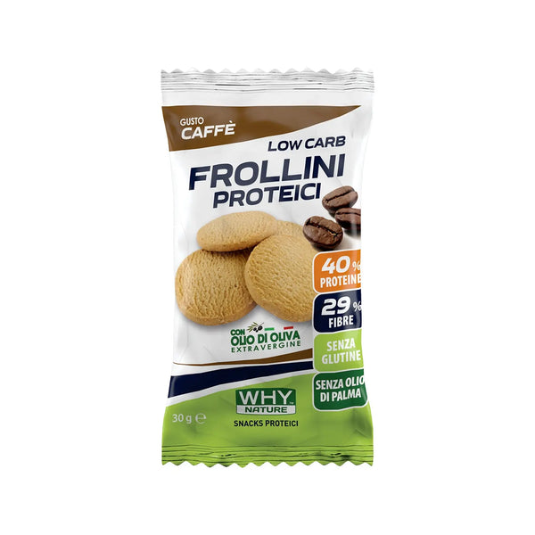 WHYnature Low Carb Frollini Proteici 30 g WHYnature