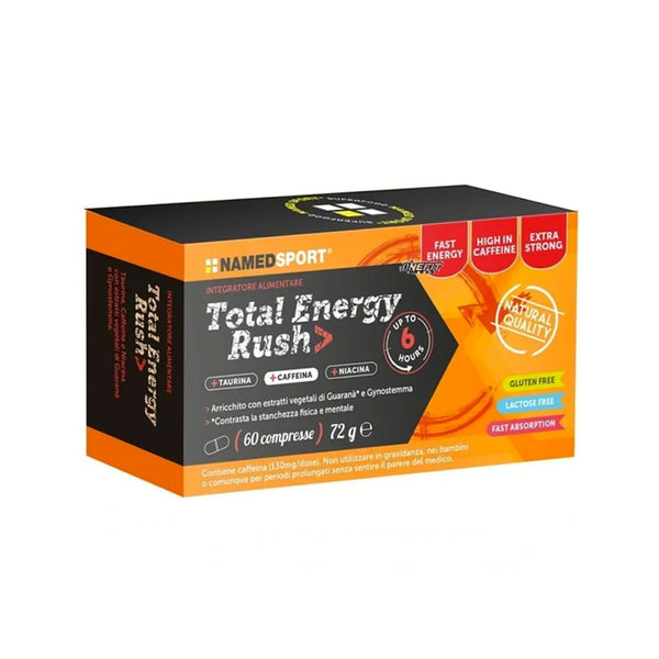 Total Energy Rush Integratore 60 compresse Named Sport