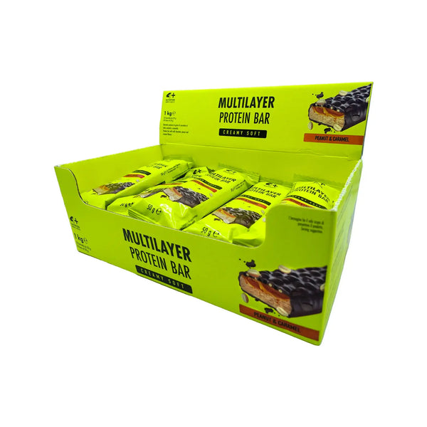 4+ Nutrition MULTILAYER PROTEIN BAR 50g Box da 20 Barrette 4+ Nutrition