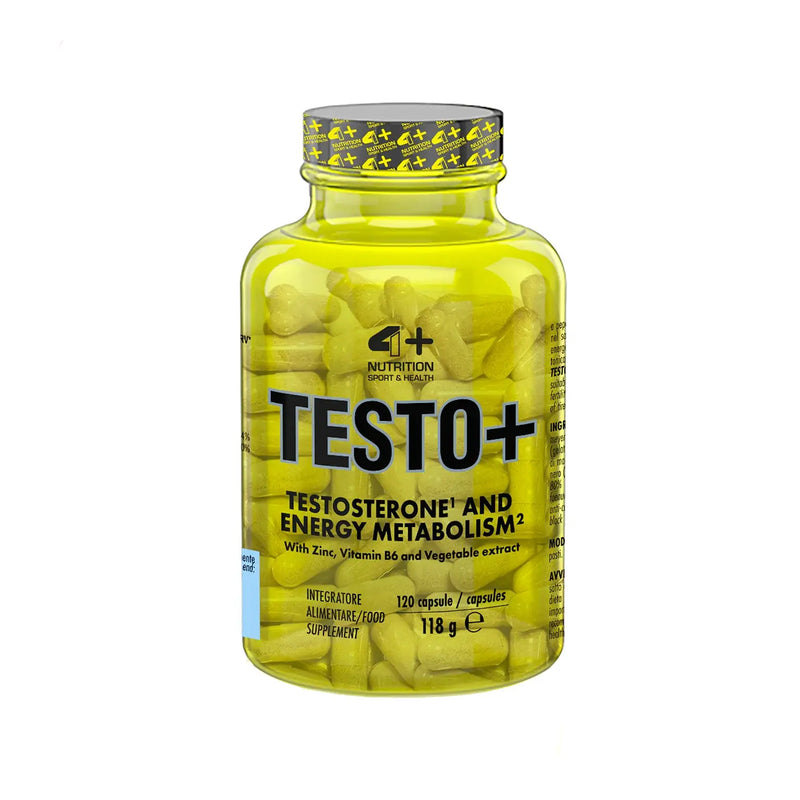 4+ Nutrition TESTO+ 120 cps 4+ Nutrition