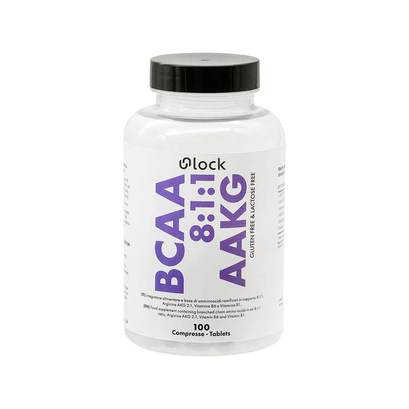 Unlock BCAA 8:1:1 AAKG 100 cpr Unlock