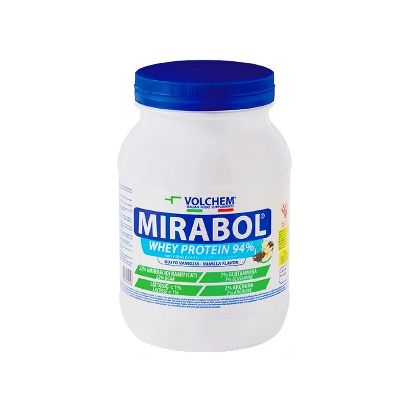 Volchem Mirabol Whey Protein 94% 750g Proteine Siero del Latte gusto Caffè (Scadenza: 31/05/2025) Volchem