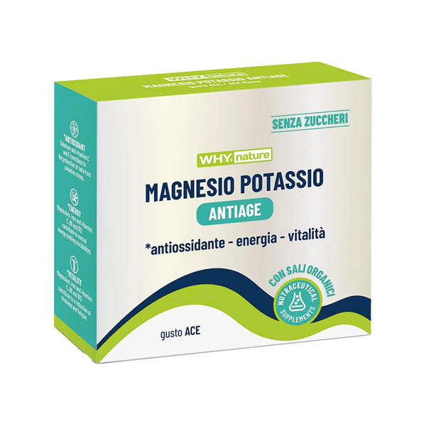 WHYnature Magnesio Potassio AntiAge 10 bustine WHYnature
