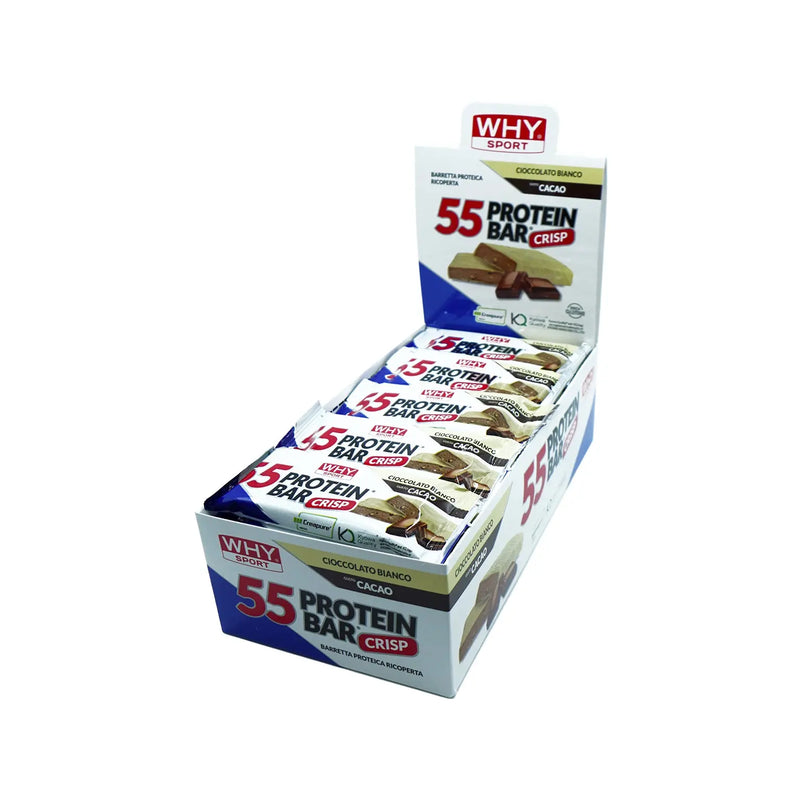 WHYsport 55 Protein Bar Barretta Proteica 55g Box da 30 Barrette WHYsport