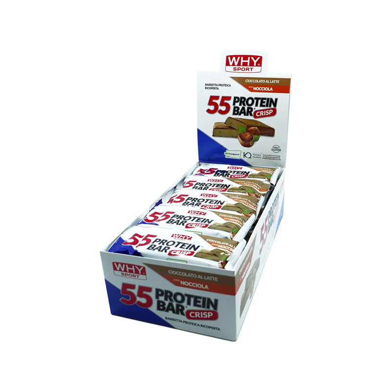 WHYsport 55 Protein Bar Barretta Proteica 55g Box da 30 Barrette WHYsport