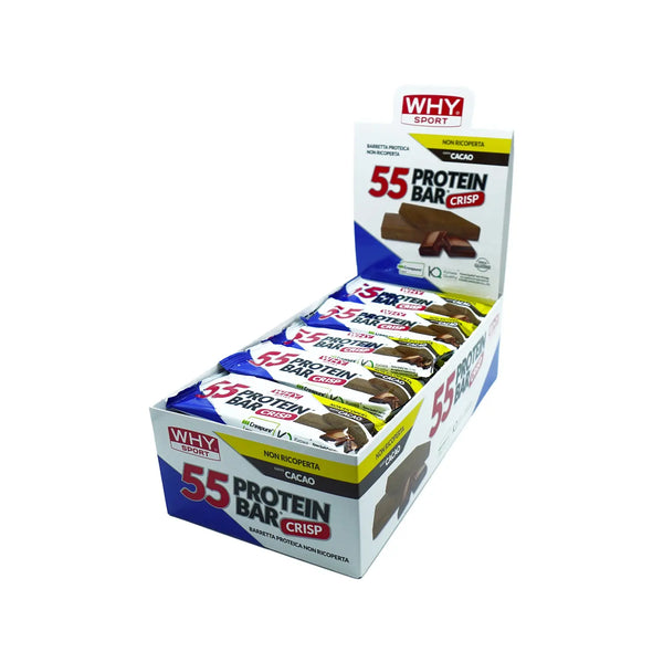 WHYsport 55 Protein Bar Barretta Proteica 55g Box da 30 Barrette WHYsport