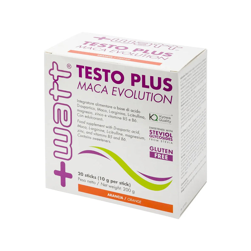 +Watt Testo Plus Maca Evolution Box da 20 stick +Watt