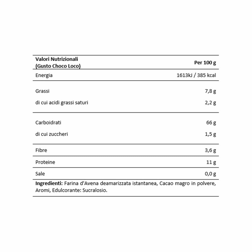Farina D'Avena istantanea gusto choco loco