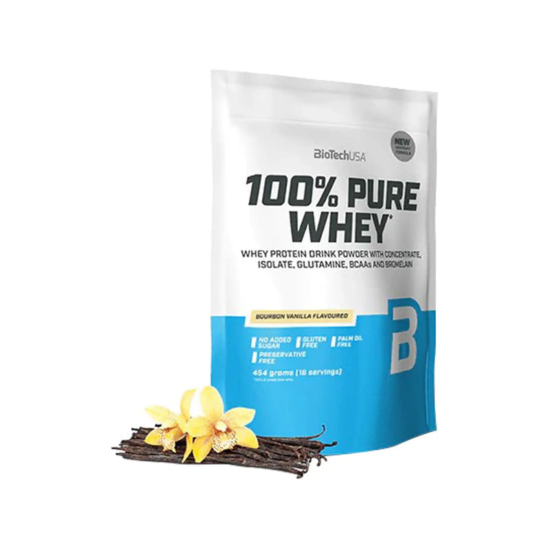 BioTech 100% Pure Whey 454g Proteine del Siero del Latte BioTech