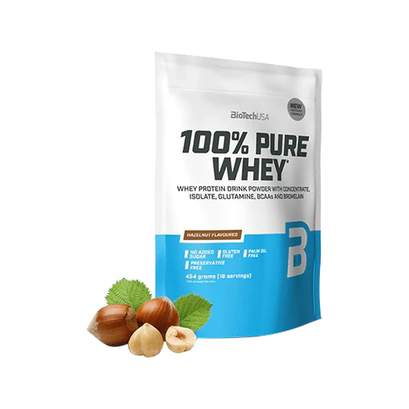 BioTech 100% Pure Whey 454g Proteine del Siero del Latte BioTech