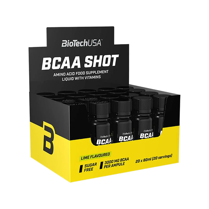 BioTech BCAA Shot 60 ml Box da 20 Fiale Integratore BioTech