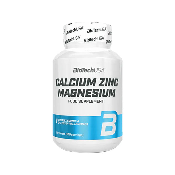 Biotech Calcium Zinc Magnesium 100 cpr Integratore di Minerali BioTech