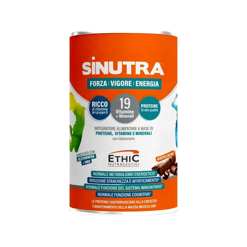 EthicSport Sinutra 270g Integratore di Proteine Vitamine e Minerali Ethic Sport