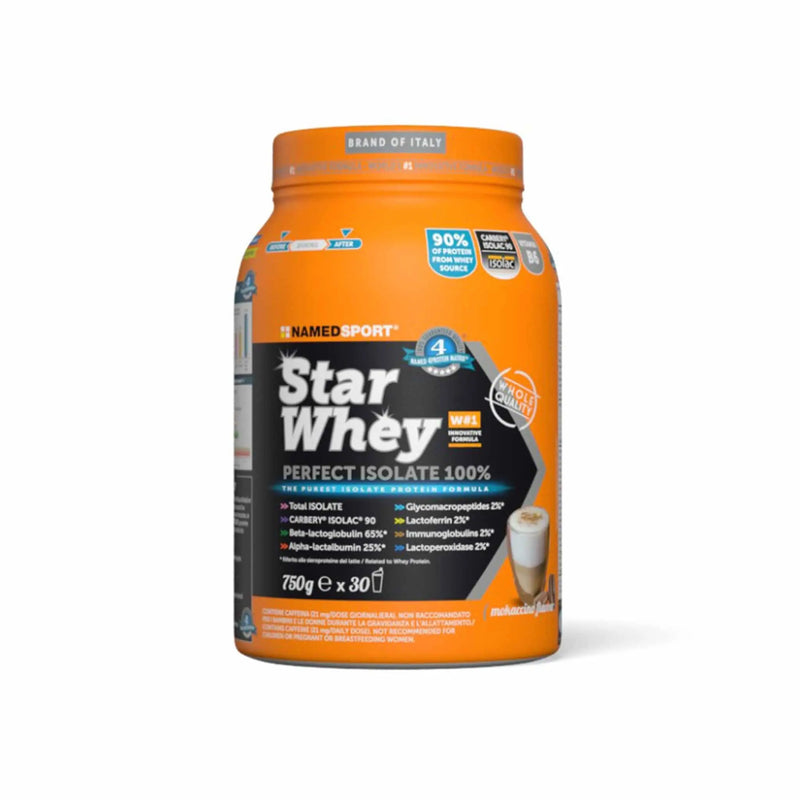 NamedSport Star Whey Perfect Isolate 750g Proteine Isolate 100% Siero del Latte Named Sport