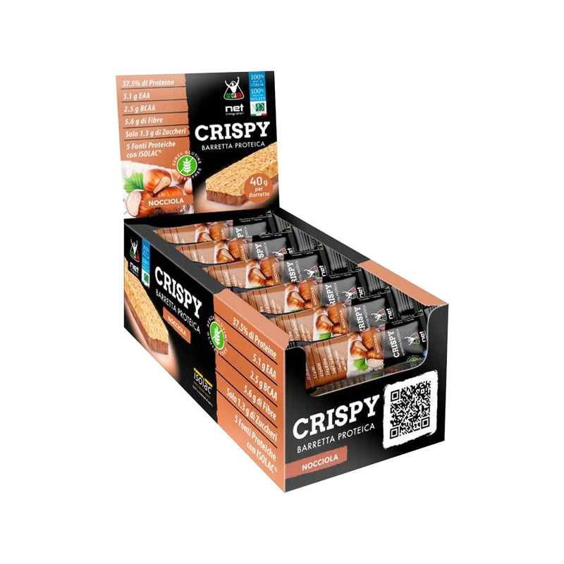 Net Crispy Bar Box da 24 Barrette Proteiche 40g Net