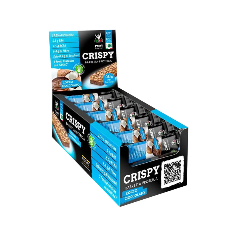 Net Crispy Bar Box da 24 Barrette Proteiche 40g Net